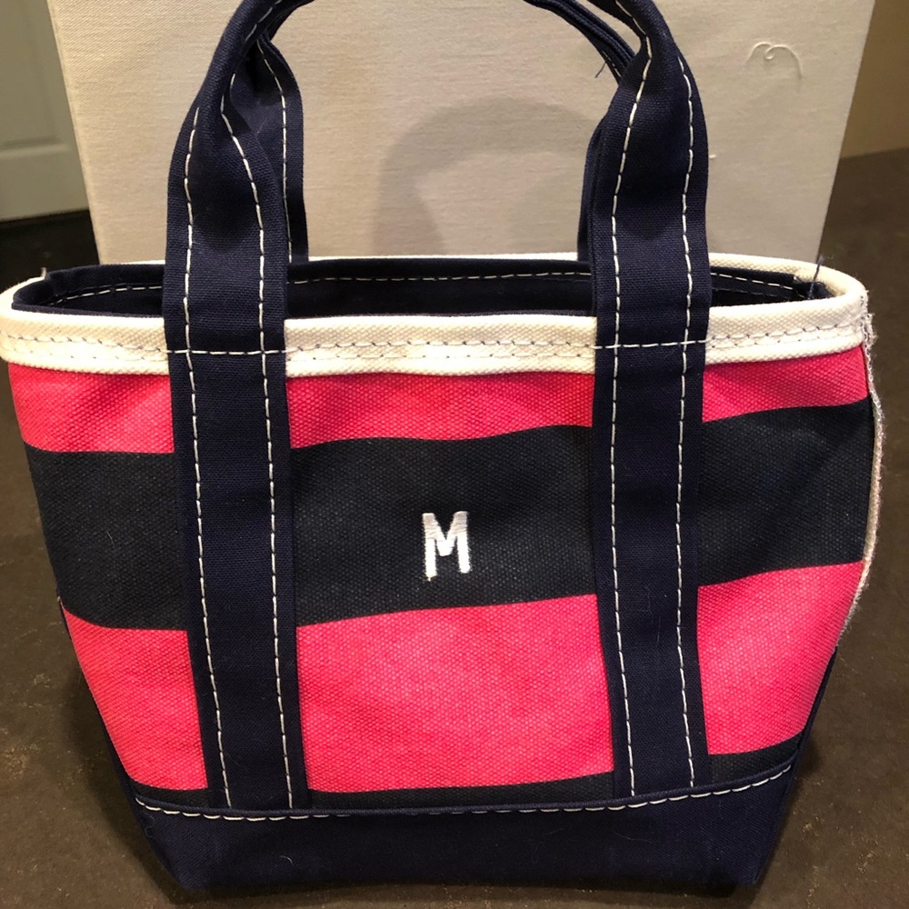 L.L. Bean Mini Tote with M Monogram